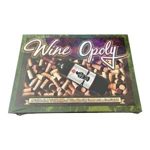 Wine-opoly Board Game A Full Bodied Wine Trading Game Fun Finish NEW